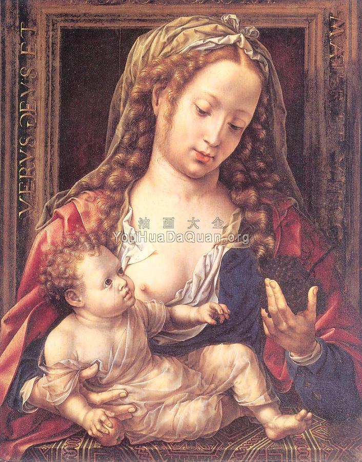 Virgin and Child - 扬·玛布斯